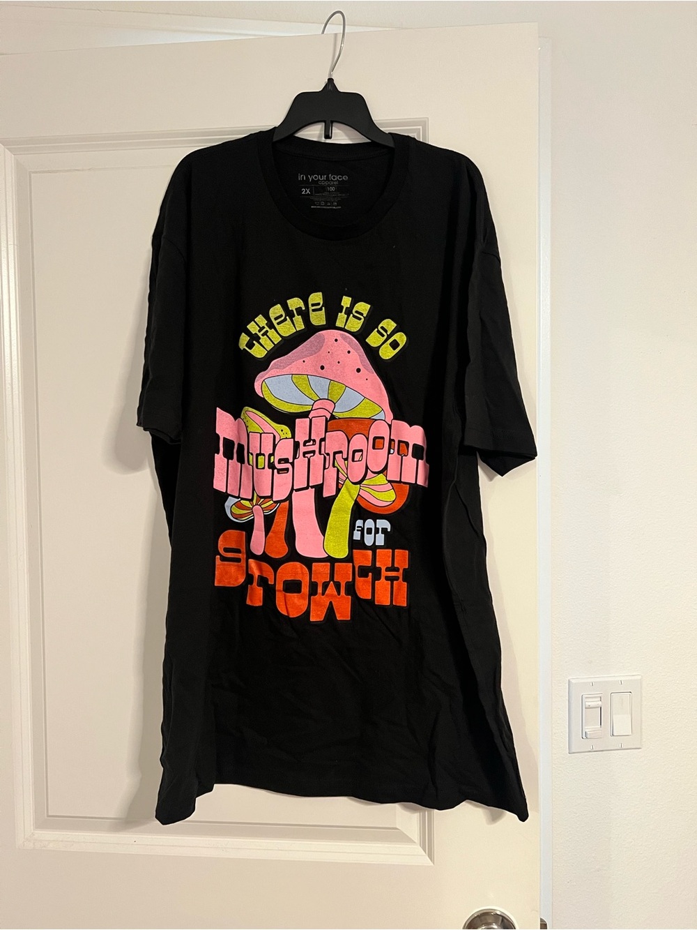 In Your Face Apparel "Mushroom For Growth" Graphic Tee